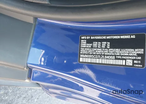 2020 Mini Hardtop Cooper S из США, поврежденный, VIN WMWXR5C08LZL84068